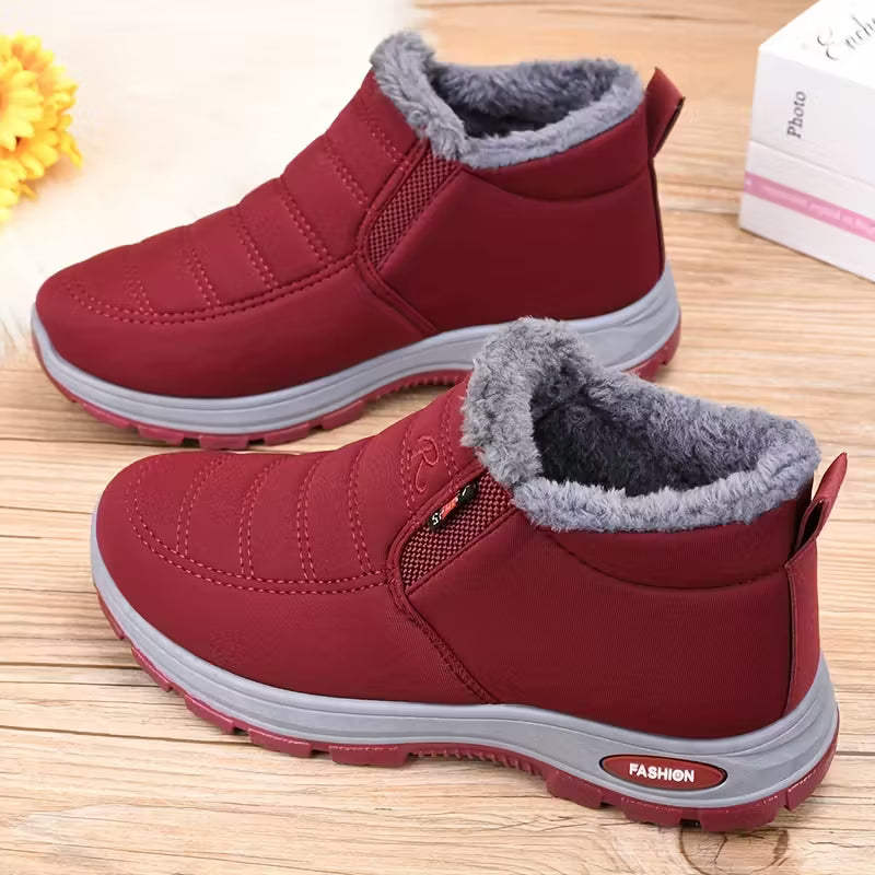 Ultra-Warm Winter Boots with Thick Sole & Weather Insulated